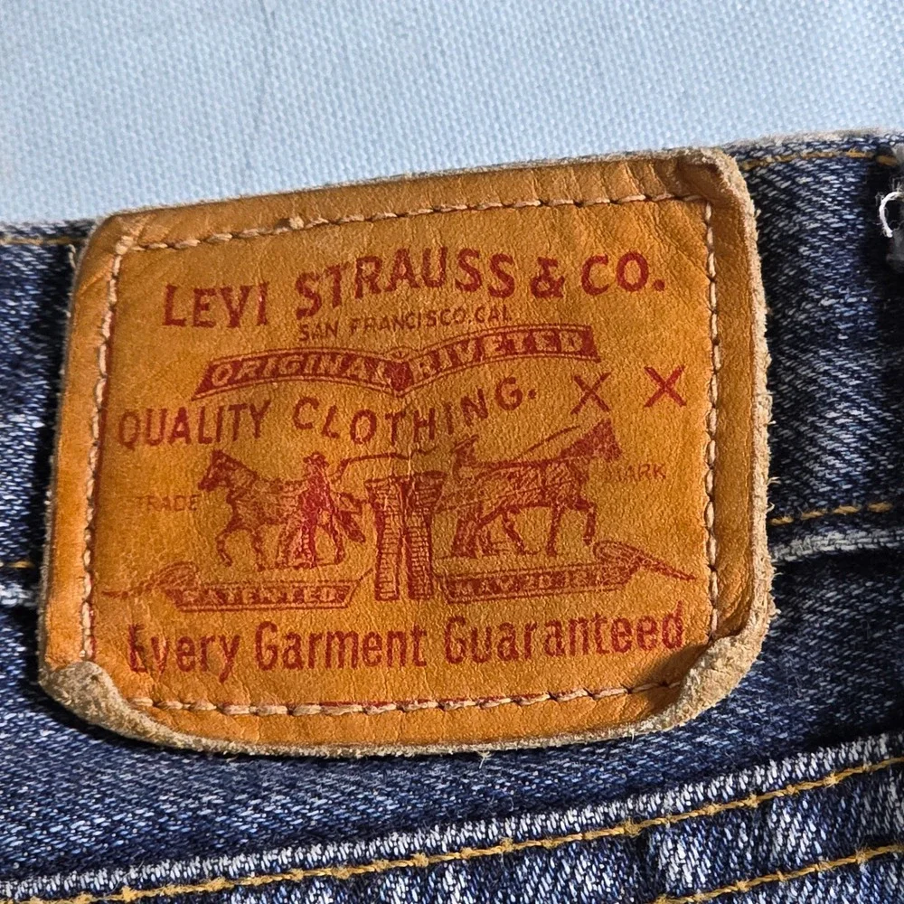 Vintage Levis Hesher Jeans 36x32 Made in USA Low Rise Straight Leg 00558-8548